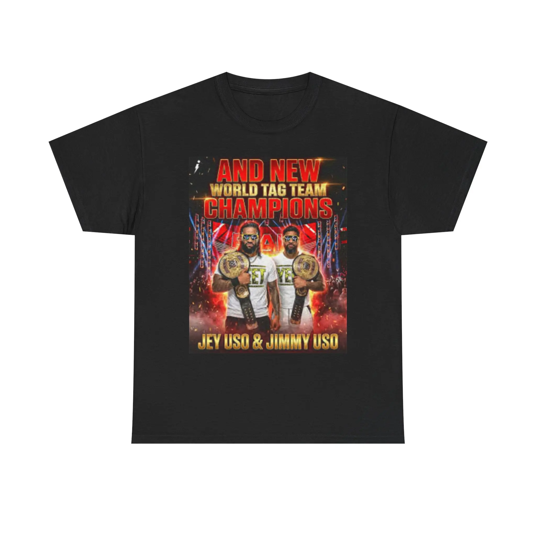 Jey Uso & Jimmy Uso World Tag Team Champions Tee | We The Ones wrestling shirt