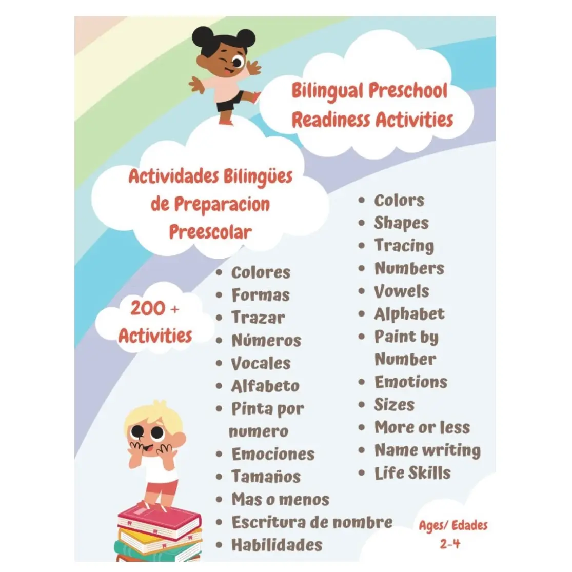 Bilingual Preschool Readiness Activities for Young Learners