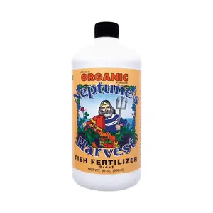 Neptune's Harvest Organic Fish Fertilizer 2-3-1 36 Ounce for Strong Roots Lush Foliage and Vibrant Blooms
