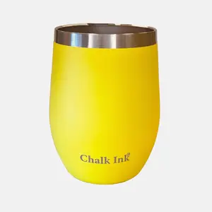 12 oz. Chalk Ink® Firefly Yellow Travel Tumbler with Clear Slider Lid