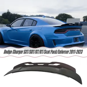 MUTUSAISI Rear Trunk Spoiler Gurney Flap Wickerbill Hellcat Style for Dodge Charger SXT/SRT/GT/RT/Scat Pack/Enforcer 2011-2023 Accessories