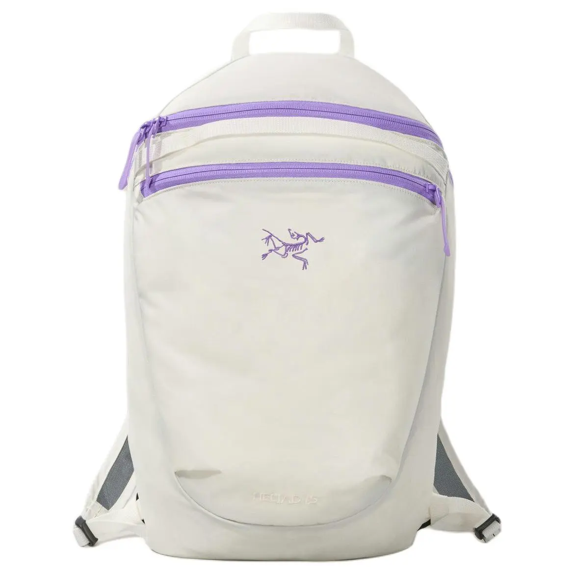 Arcteryx Heliad 15L Unisex Ultralight Waterproof Polyester Backpack with Zipper, Polar White