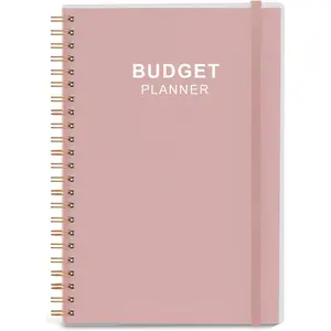 Budget Planner - Monthly Finance Organizer with Expense Tracker Notebook to Manage Your Money Effectively, Undated Finance Planner/Account Book, Start Anytime, 1 Year Use, A5, Rose Nokingo