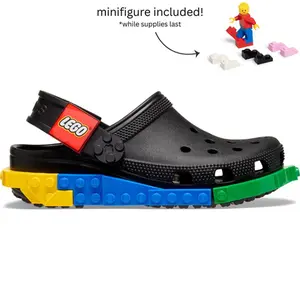Crocs Kids’ LEGO® Creativity Clogs with Mini Figurine