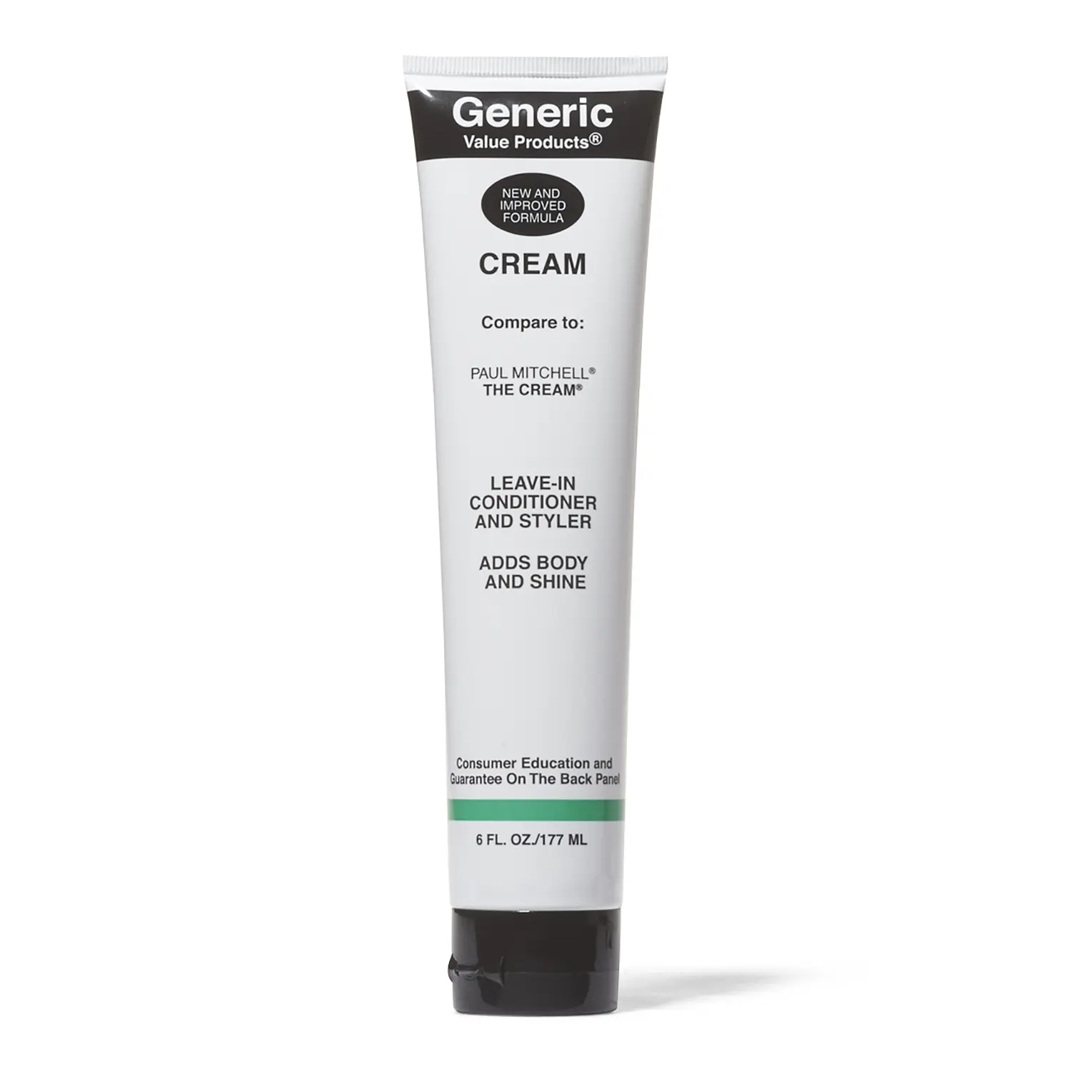 Generic Value Products Cream Leave In Conditioner & Styler, Moisturizes, Strengthens, Protects, Leavein Thickening Conditioner, 6 Oz