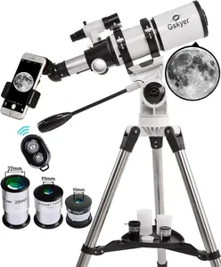 Gskyer Telescope - Telescopes for Adults 80mm AZ Space Astronomical Refractor Telescope Kids Adults Astronomy German Technology Scopes SummerGift