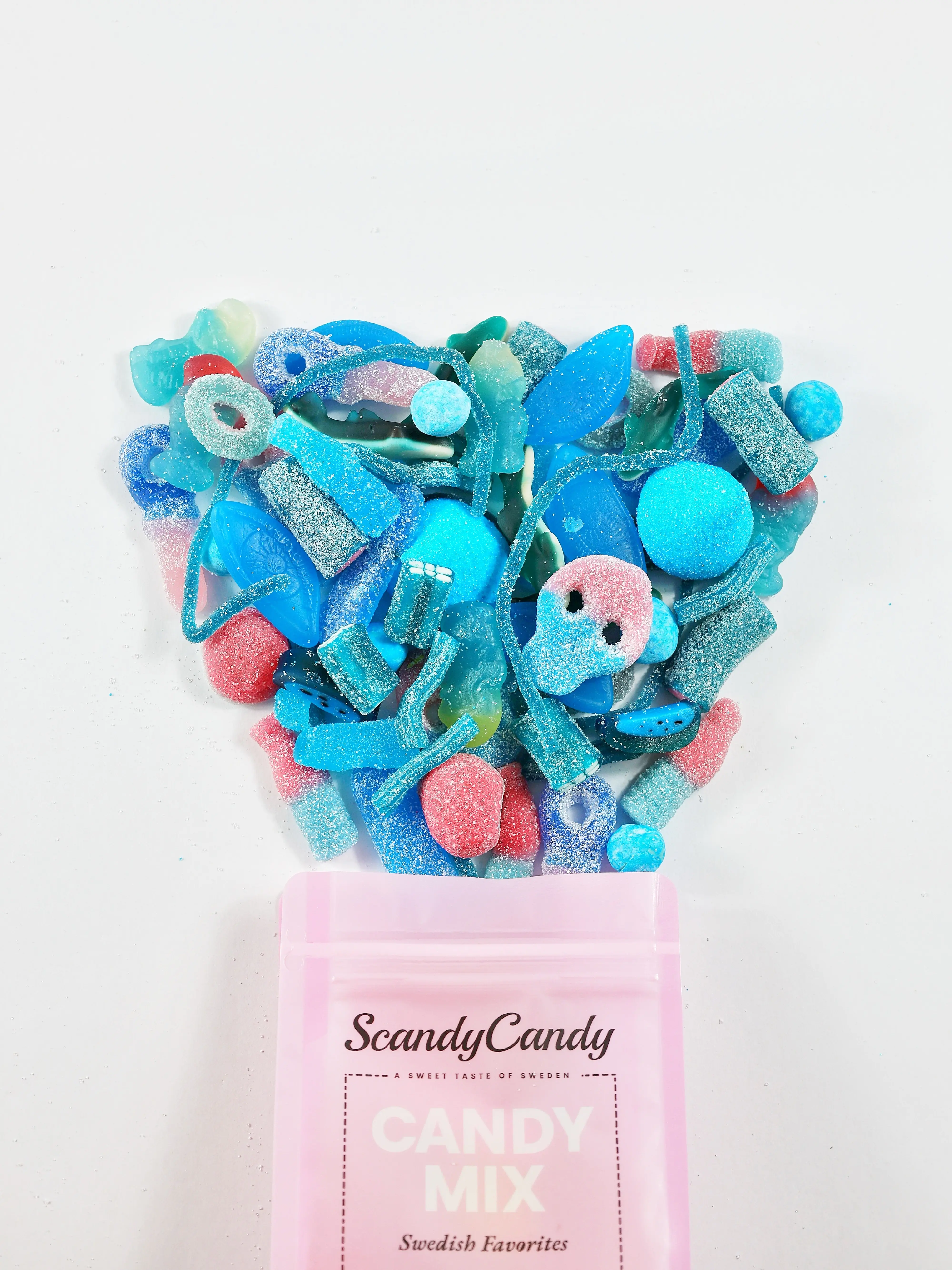 1lb Blue Mix - ScandyCandy Sweet & Sour Swedish Candy Mix