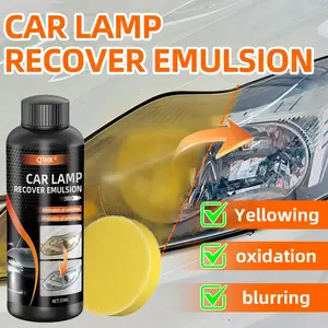 Car Headlight Restoration Kit Professional Headlamp Polishing Scratch Remover Effective Oxidation Remover High Gloss Headlight Polish Liquid for Car Lights