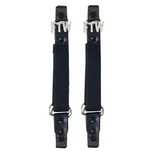 Milwaukee Leather MLA4019 FTW Motorcycle Biker Elastic Bungee Clips for Chaps or Pants (Set of 2) - One Size Fits Most
