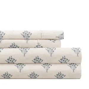Floral Bouquet 4-Piece Pattern Sheet Set