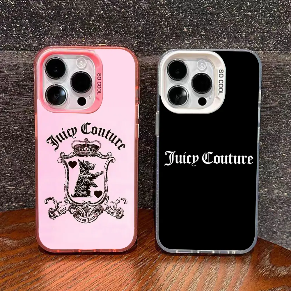 Juicy Couture Smartphone Case - Handheld Cellphone Protection for iPhone 16/15/14/13/12/11 Pro Max/Plus, Shockproof Device Protector, Devices, Casing