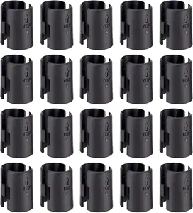 Wire Shelf Clips, Wire Shelving Shelf Lock Clips Replacements for 1" Post Metal Shelving Sleeves System（40 Packs/20 Pairs） Snnalosses