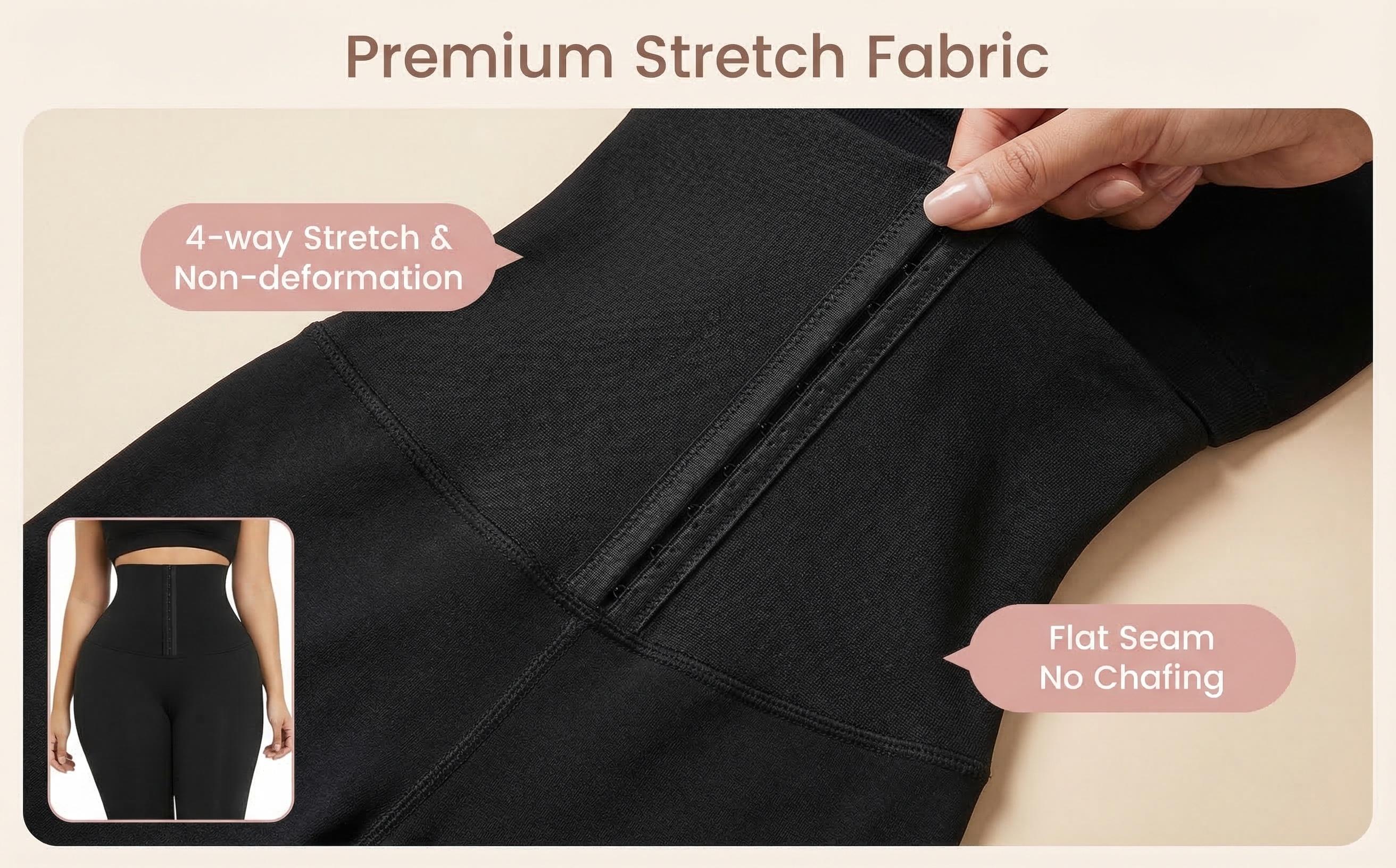 Women's High-Waisted Shaping Leggings - Corset Design, Buttoned Stomach Flattening, Peach Hip Lift, Women's Clothes for Yoga, All Seasons Sports Bottoms Women's High-Waisted Shaping Leggings - Corset Design, Buttoned Stomach Flattening, Peach Hip Lift, Women's Clothes for Yoga, All Seasons Sports Bottoms