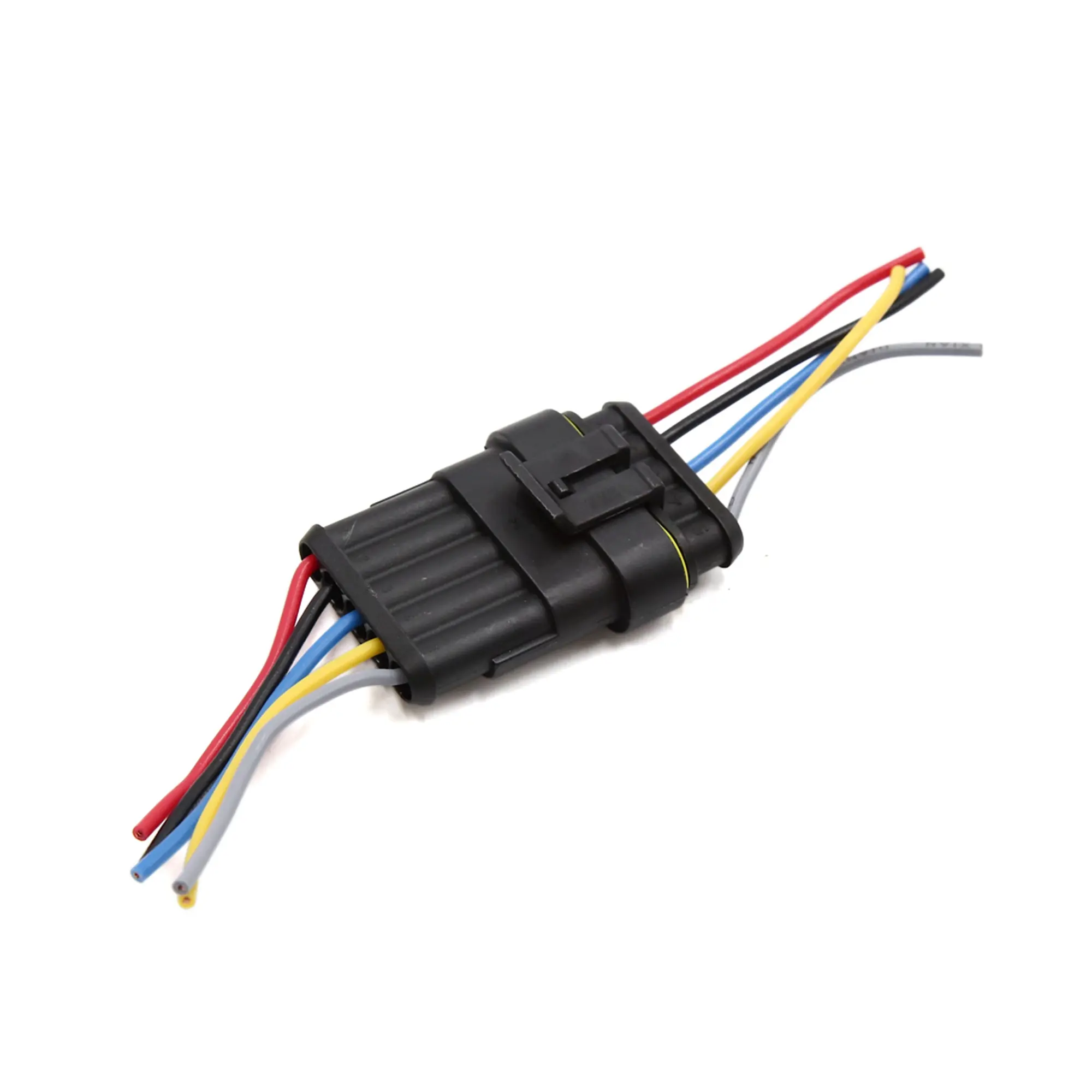 5 Pin Way Car Auto HID Electrical Wire Waterproof Connector Socket