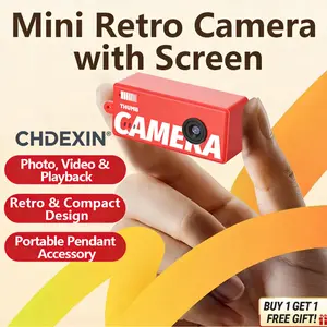 Mini Digital Camera – Portable Thumb Pocket Camera, Wide Angle Lens, Creative Video Camera For Travel & Daily Recording