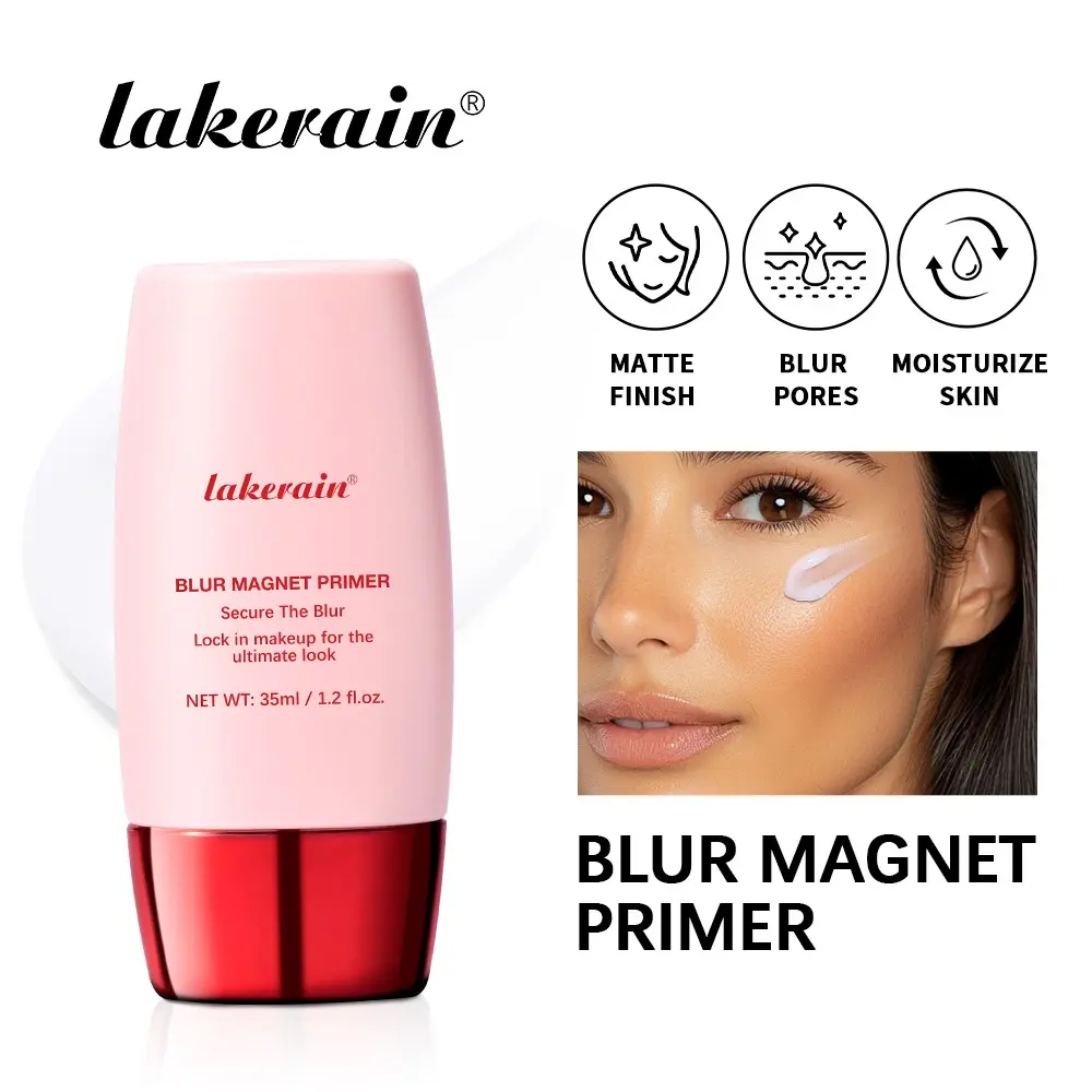 1 Count Blur Magnet Primer Makeup Base Cream, Face Primer For Makeup, Pore-Blurring, Oil-Control, Lightweight Lotion Minimizes Pores & Evens Skin Tone for a Matte Finish, Wear Alone or Under Makeup, Ideal for Oily/Combination Skin, Poreless Primer