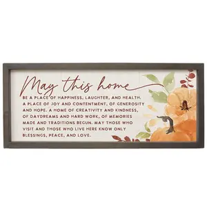 Sincere Surroundings 24" May This Home FarmhousFrame Art