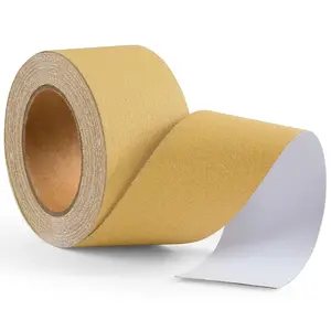 120 Grit Sandpaper Roll 20 Yard x 2-3/4 Wide PSA Longboard Sandpaper with Adhesive Backing Sand Paper for Woodworking,Automotive,Sanding Blocks