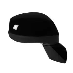 2012-2015 Honda Civic Glossy Black 3-Pin Power Adjustable Side Mirror - Passenger Side Only