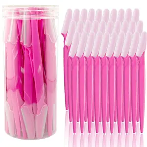 Rose Red Eyebrow Razor and Face Razor for Women and Men, Eyebrow Hair Trimmer and Shaver with Protective Cover, Portable Eyebrow Trimmer, Safe and Newbie Friendly, Eyebrow Facial Trimmer