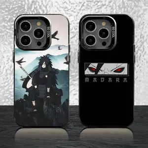 U-Uchihas M-MadaraS Phone Case For iPhone 16,15,14,13,12,11,Pro,Max,Plus,Mini,SE Black Candy Matte Shockproof Cover
