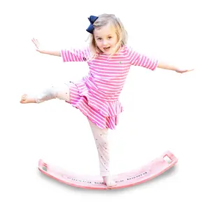 Platports Sensory Balance Board for Kids – ADHD Focus, Calm & Motor Skill Development | Indoor Montessori Play | Durable Non-Wood Wobble Board