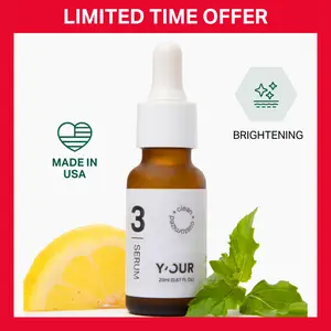 Brightening Serum by Y'OUR | Hyaluronic Acid, Glycerin, Seaweed Extract | For Dark Patches, Hyperpigmentation, Uneven Tone, Melasma | Skin Brightening Alpha-Arbutin | Moisturizing & Soothing | Radiant Skincare, Valentine's Gift for Women