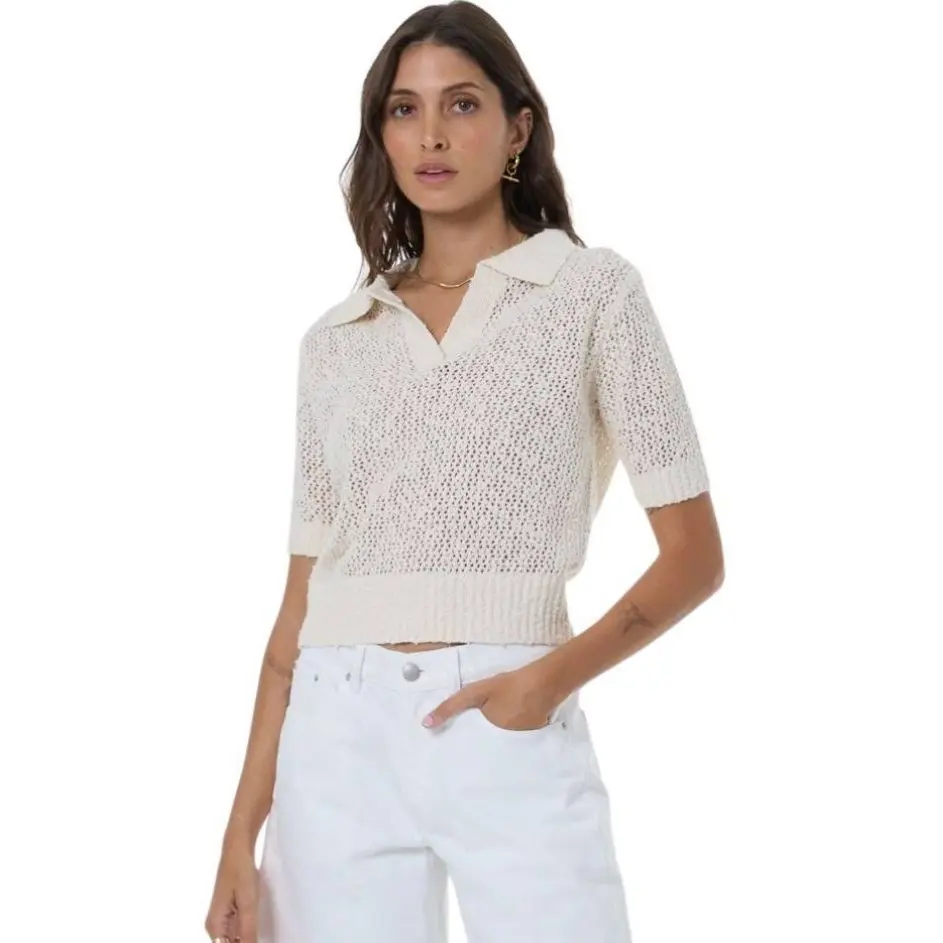 Vince Boucle Knit Polo Vince Boucle Knit Polo