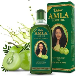 Dabur Amla Hair Oil - 300ML - Natural Care for Beautiful Hair - Lightweight Moisture Formula - Silky Smooth & Hydrating - Vegan & Chemical-Free - Suitable for All Hair Types
