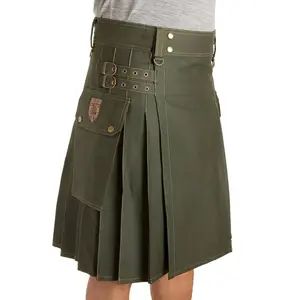 The Greenhorn Kilt - Olive