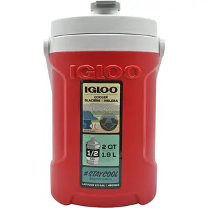 Igloo Latitude Beverage Bottle 0.5 gal Red