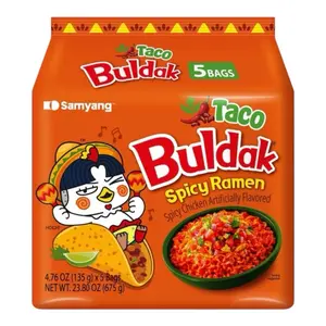 Samyang Buldak Taco Spicy Ramen Noodles - 23.80z/5ct