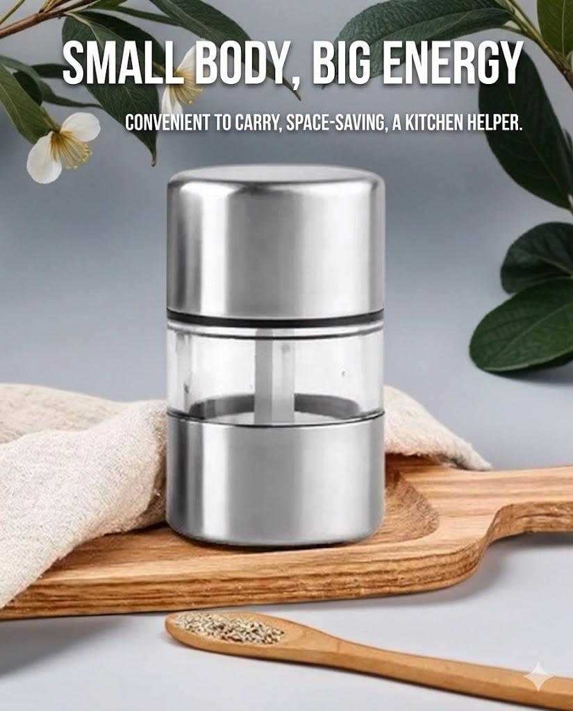 Convenient Spice Grinder — Outdoor Spice Grinder for Home Use, Perfect for Steak & BBQ Seasoning