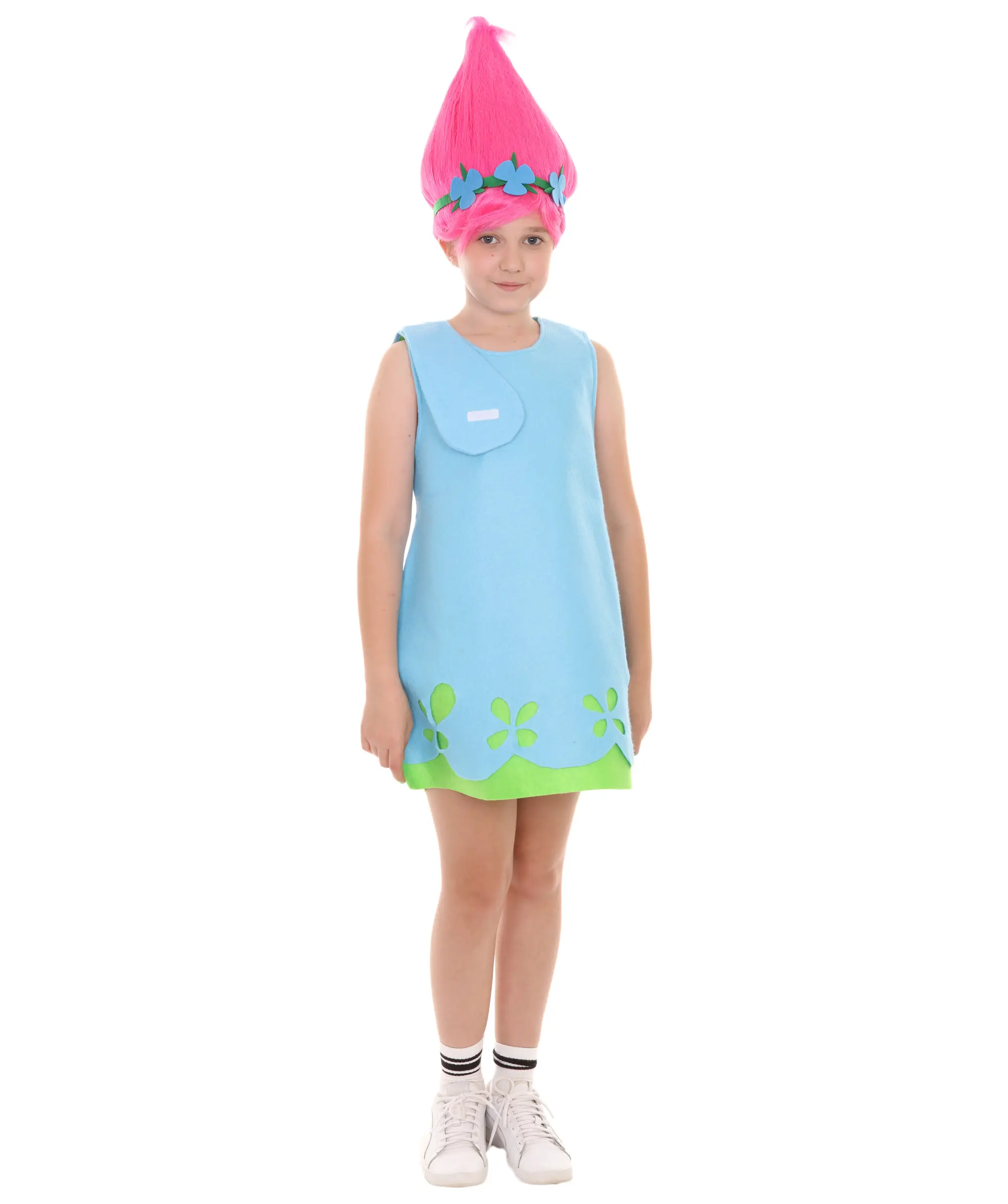 Teen Trolls Dress Costume | Blue Cosplay Costume-Multiple Size
