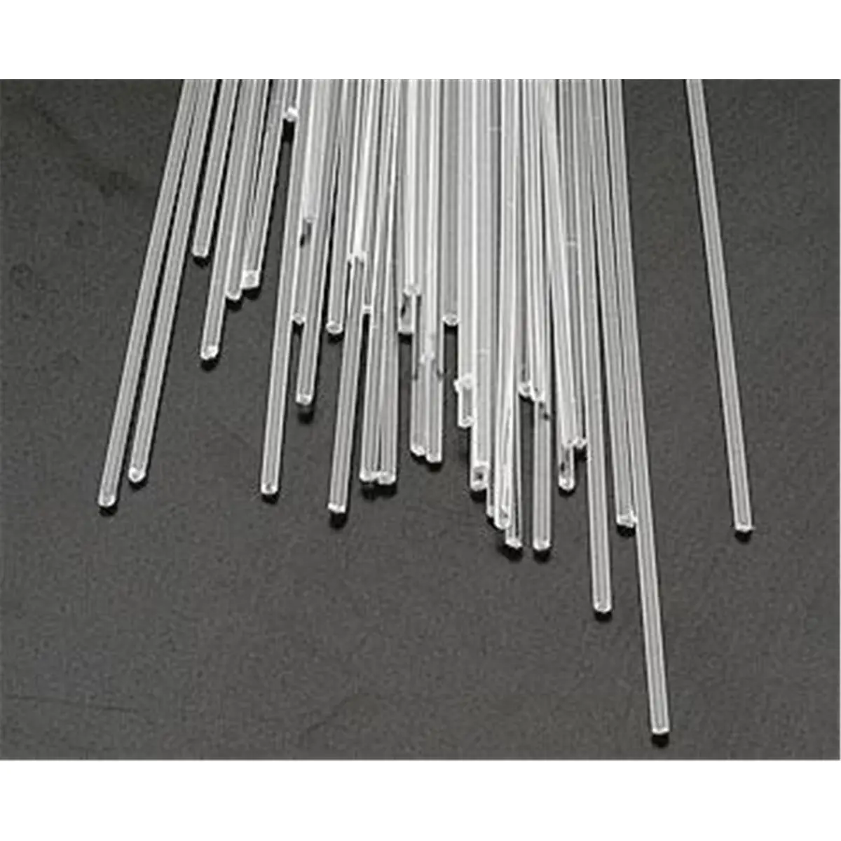 Plastruct  0.06 in. Acrylic Round Rod, Clear - Count 40