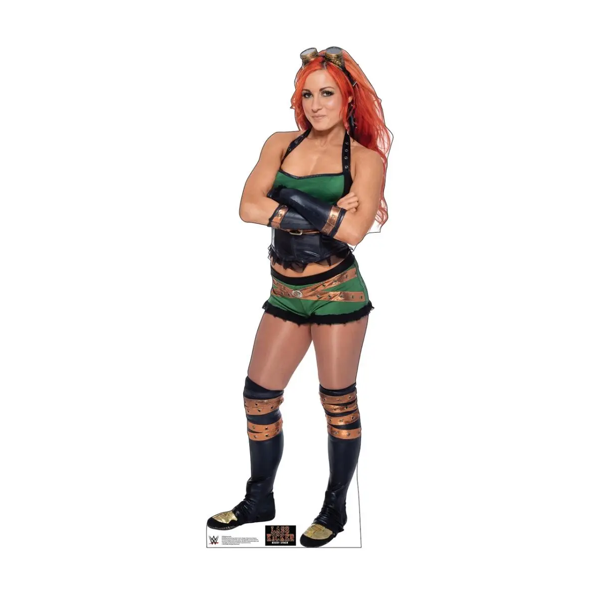 Advanced Graphics 2730 WWE Becky Lynch Wrestling Memorabilia Cardboard Cutout, 66x25 in, Easel Back, Home Decor, Party Accent, Photo, Party Decor