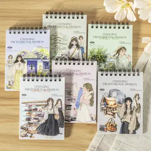 20 sheets, “Versatile Career Advisor” series, career-themed spiral-bound sticker book, decorative stickers, school stationery and office stickers, suitable for notebooks, planners, scrapbooks, self-adhesive, one