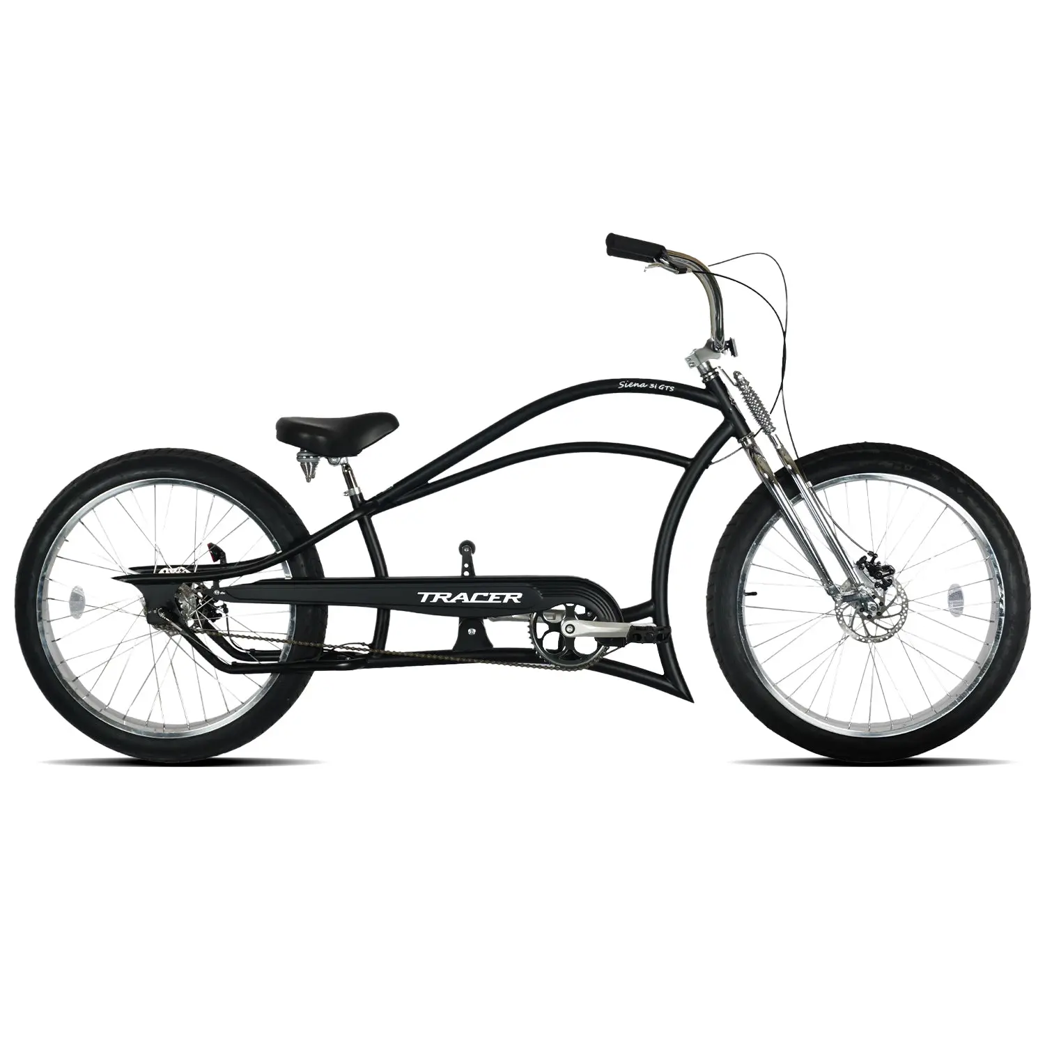 Tracer SIENA DS 3i Internal 3-Speed Classical Stretch Beach Cruiser Bikes w/ Shifting Rod