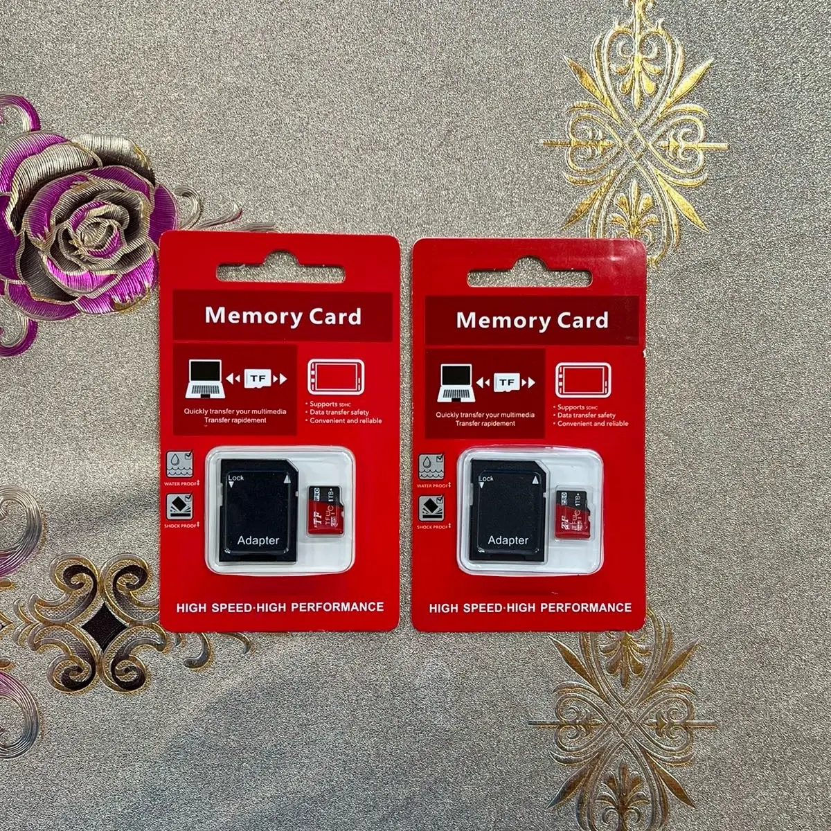 2 Pack x Universal Micro TF Memory Card with Adapter