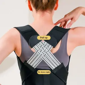 UPCREEK Posture Corrector For Men And Women Back Brace For Lumbar Support And Upright,Corrector Posture Improve And Neck, Back Slim Fit Posture Support Tank Top Outdoorfun Dealsforyoudays Fitness Workout Vest Adjustable Training Vest