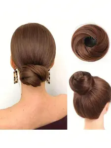 1pc bird's nest styling straightener provides a natural, voluminous hold and is suitable for elegant ladies and girls, especially those with thick or thin hair. It adds volume and can be used as a ponytail hair tie, hair band, elastic band, or ha