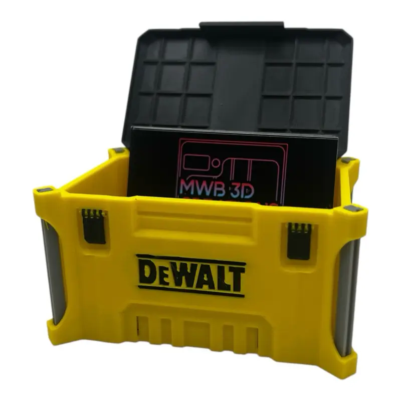 Dewalt Inspired Business Card Holder/Stash Box for Office and Toolbox Dewalt Inspired Business Card Holder/Stash Box for Office and Toolbox