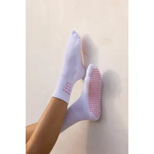 Pilates Social Club Grip Crew Socks