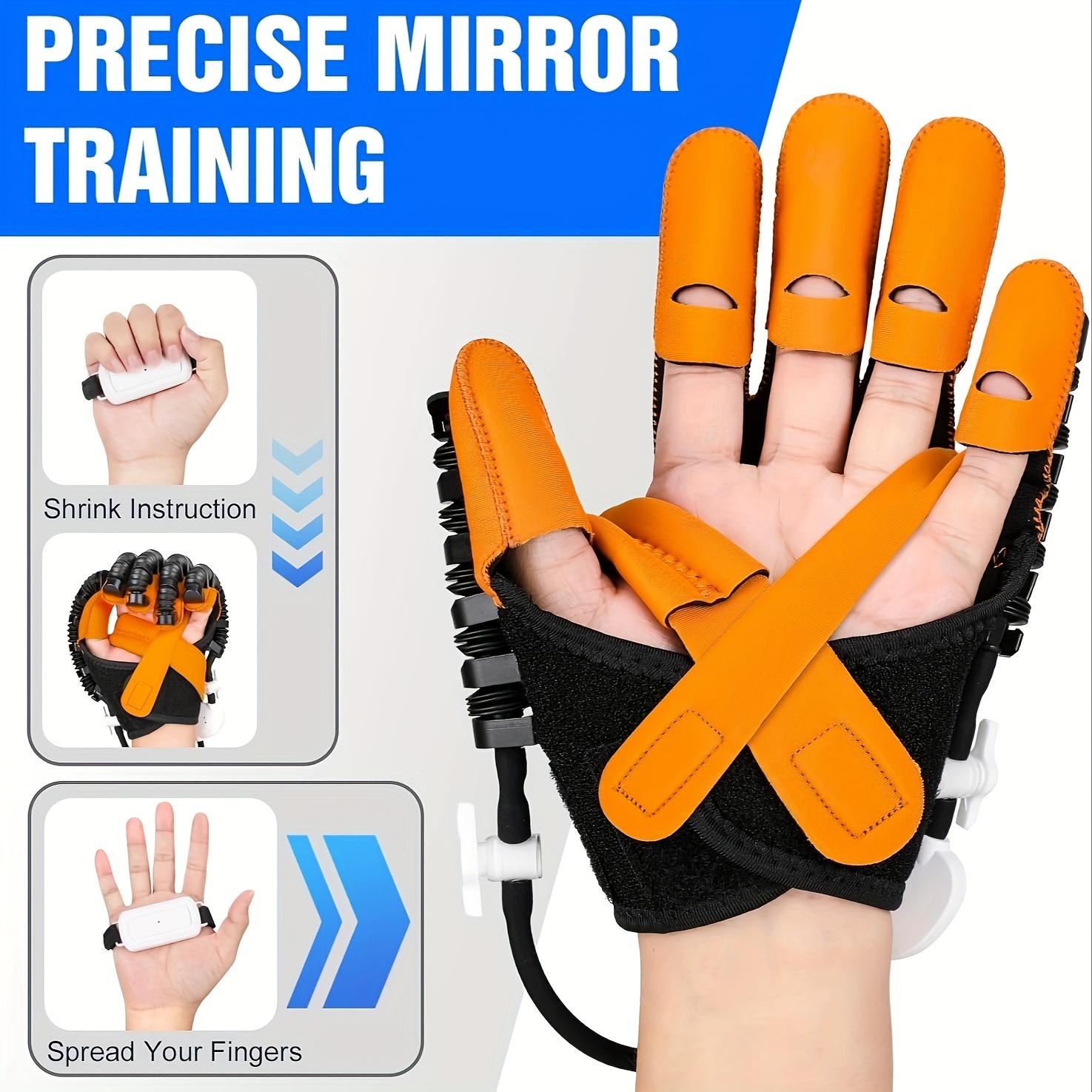 New upgraded version of rehabilitation robot gloves, restoration of hand mobility, advanced robot finger assistance gloves, finger trainer, warm gift for parents, suitable for Thanksgiving, Easter Day, gift for seniors