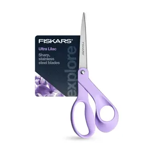 Fiskars Ultra Lilac Scissors, Explore Design Collection Fiskars Ultra Lilac Scissors, Explore Design Collection