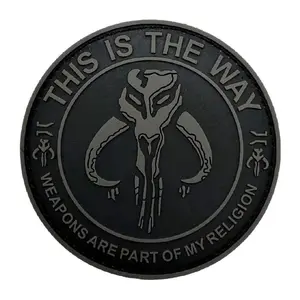 Weapons are Part of My Religion Patch [3D-PVC Rubber - Hook Fastener -TZ5]
