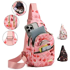 Maxoner Women's Crossbody Chest Sling Bag - Athletic Casual Bum Bag, Double Zip, Adjustable Strap, Couples Exclusive, Local Delivery, for Daily Travel & Holiday Gifting, Crossbody Bags For Women