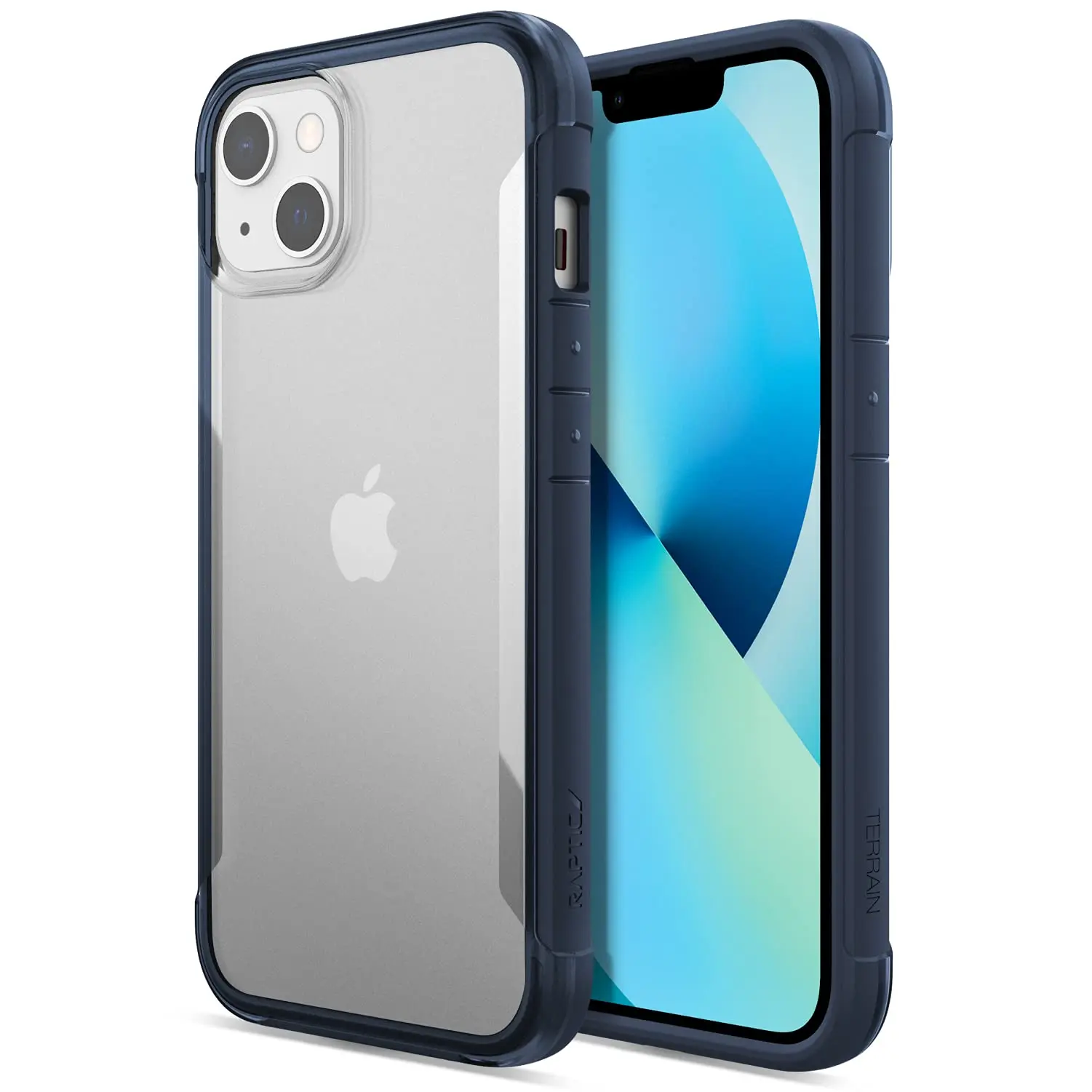 RAPTIC Terrain Biodegradable Polycarbonate iPhone 13 Case - Drop Proof 10-foot Protection, Durable Casing, Phone Cover, Shock Protector, Smartphone, Handheld