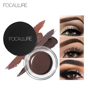 Focallure Eyebrow Gel Waterproof Sweatproof Long-Lasting , Natural Non-Fading, Includes Makeup Brush, Perfect for Daily Use, Brow Balm