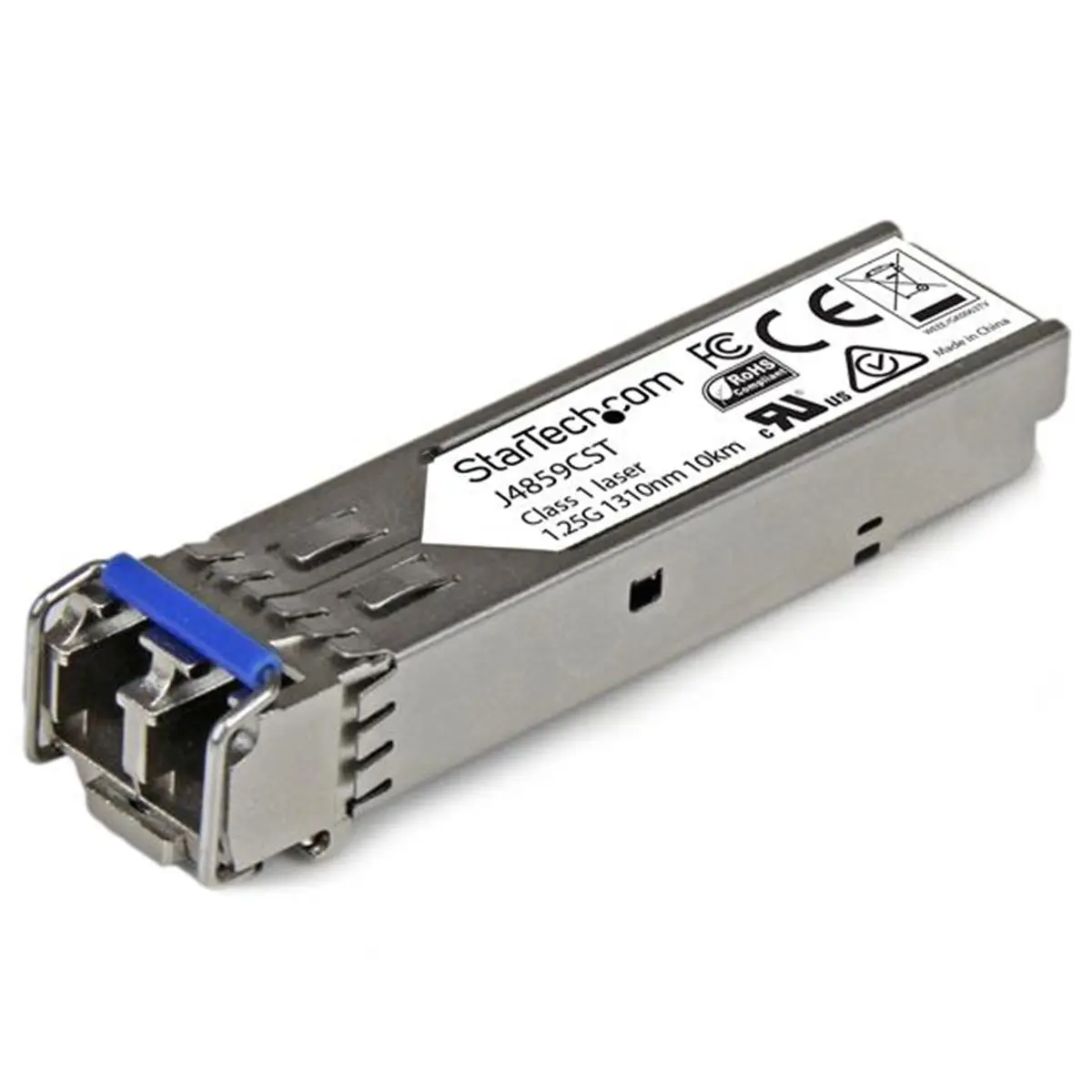 Startech.com J4859CST 1-SFP Transceiver - Gigabit Fiber SFP Transceiver, 100% HP Compatible (Replaces HP J4858C), Copper Support, Hot Pluggable, Autonegotiation, DDM, LC Connector Networking Component